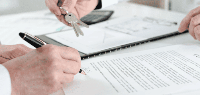 Signature bail immobilier