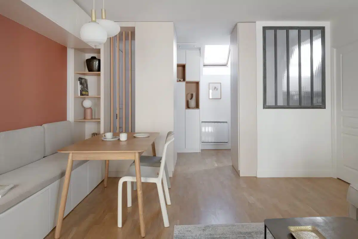 Optimiser l'espace : aménagement ingénieux pour un appartement de 40 m2